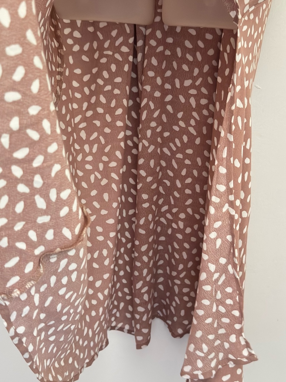 Petal & Pup Blush Midi Dress with Cream Dot Print - Picture 5 of 16